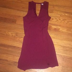 Maroon dress
